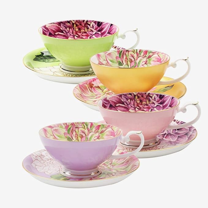 Pulchritudie Teacup & Saucer English Tea Set