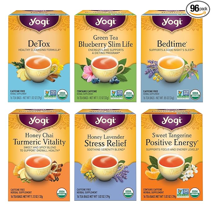 Yogi Tea - Yogi Favorites Variety Pack in Gift Box Packaging